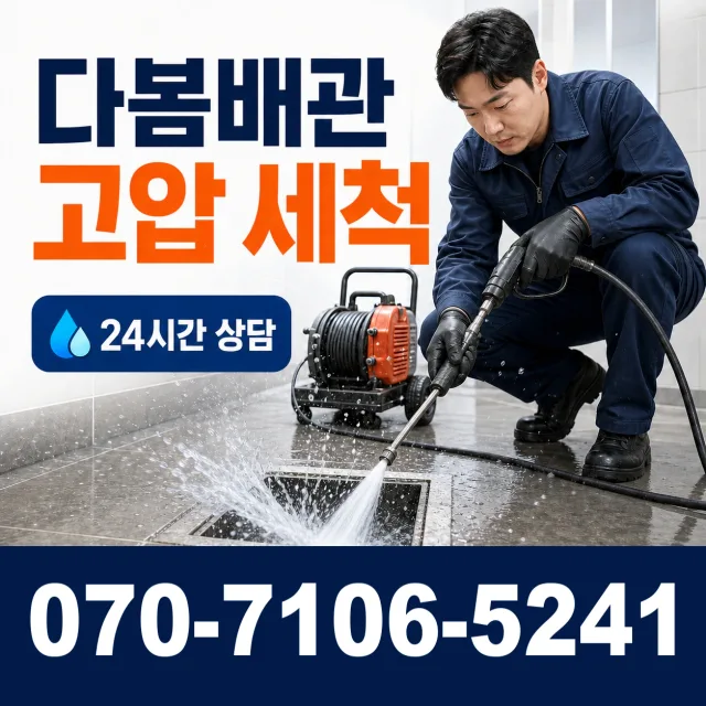 전남 장흥군 용산면 금곡리 배관청소 상담 이미지 4